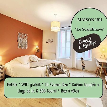 Appart Le Scandinave - Maison 1911 - Confort & Prestige Gien Exterior photo